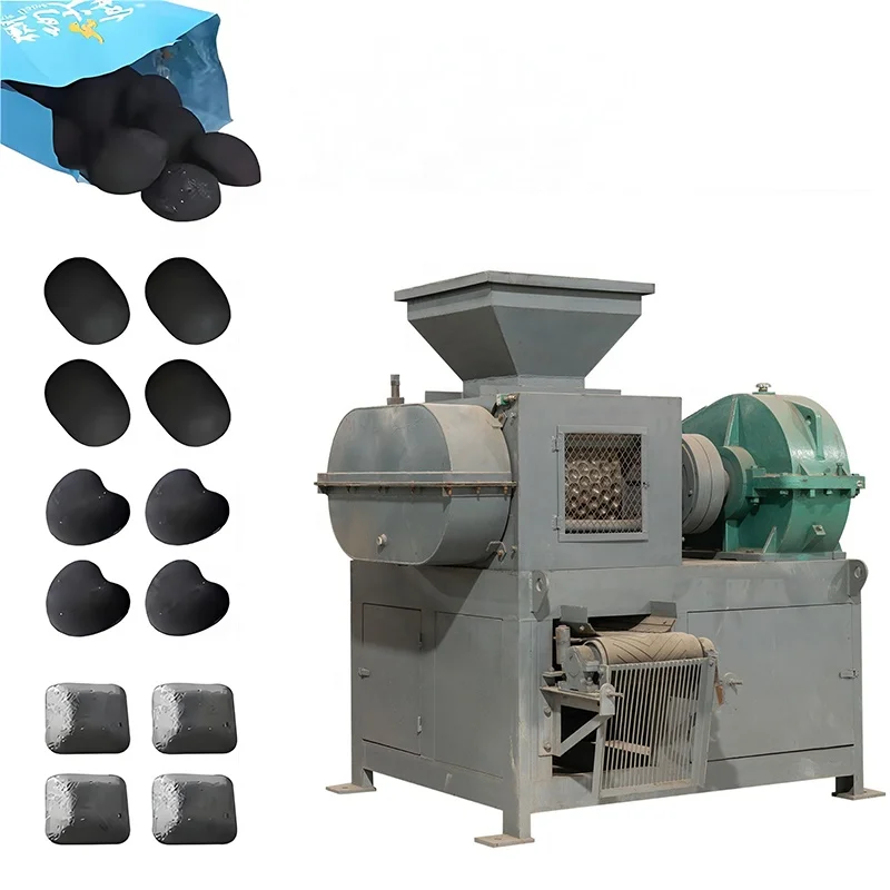 2024 best quality ball briquette pressing machines carbon black charcoal pressing making machine price