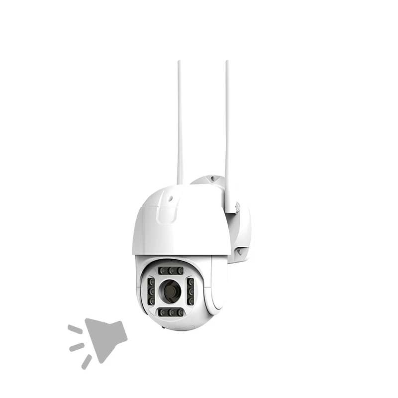 Tuya Wifi Night Vision 2 way Audio Wireless  HD Zoom 4X PTZ Camera Home Security smart home outdoor