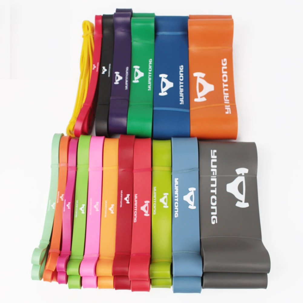Factory Custom Colorful Latex Resistance Band Gym