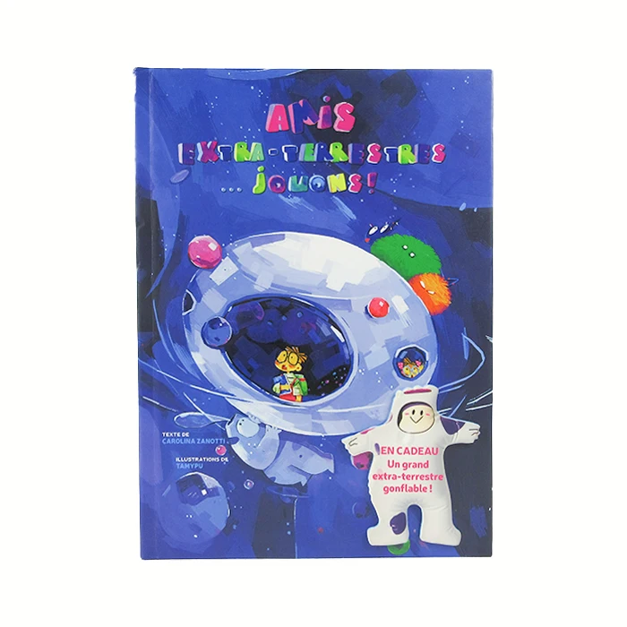 Аастронавт Вселенная космическое комикс детская настольная книга печать Пальчиковый марионеточный доска книги по запросу