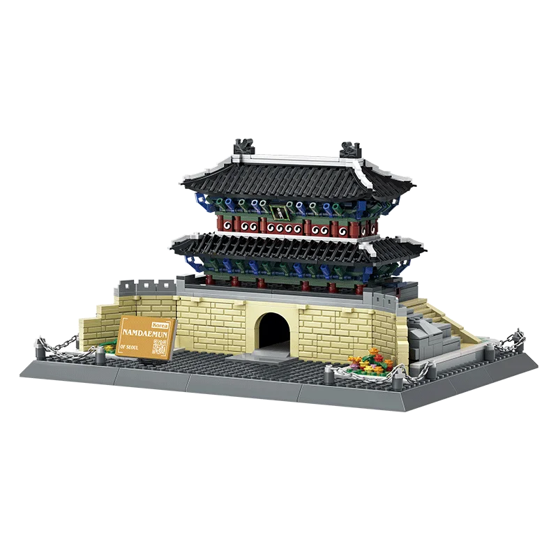 Набор 5240 блоков Namdaemun Seoul Korea 900 шт. пластиковые строительные игрушки креативные подарки MOC кирпичи развивающие для детей Juguetes