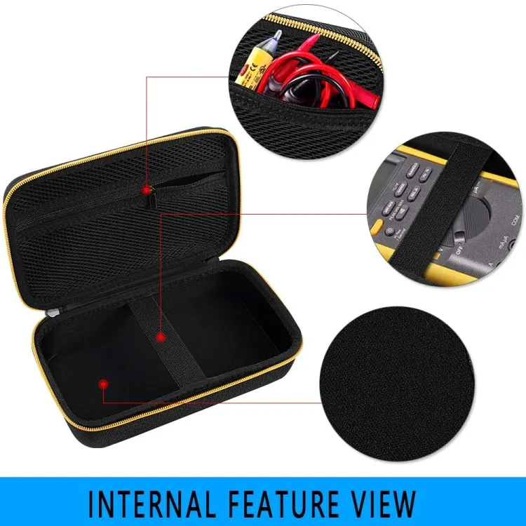 Hard Carrying Case for Fluke 87-V/ 87V Max/ 88V Digital Multimeter Protective EVA Travel Storage Bag