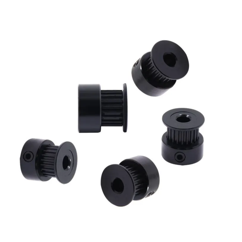 CNC turning 3D Printer - GT2 Timing Pulley 16 Tooth Wheel Bore 5mm Aluminium CNC Gear machining