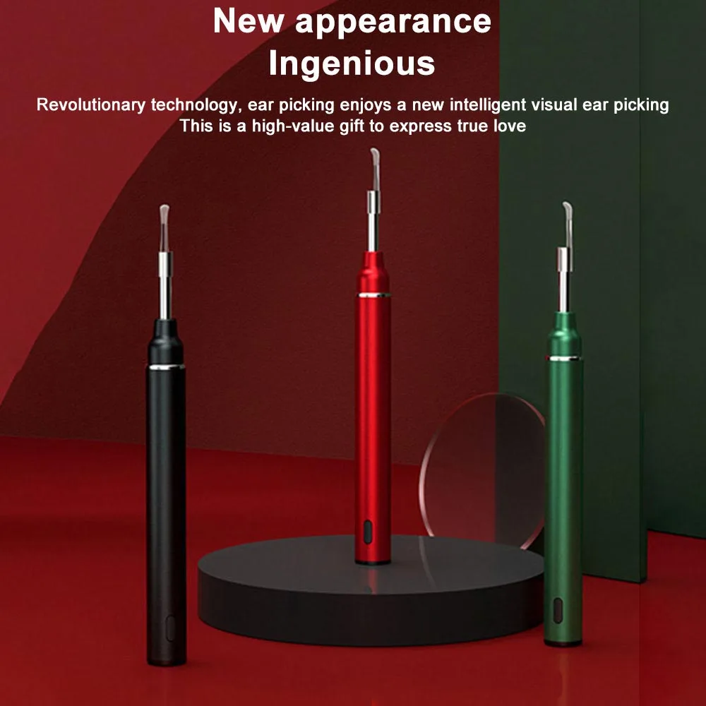 WiFi 1080P Ear Otoscope Inspection Endoscope Camera With Ear Wax Removal Wireless Endoscope Earwax Removal Tool PQ353
