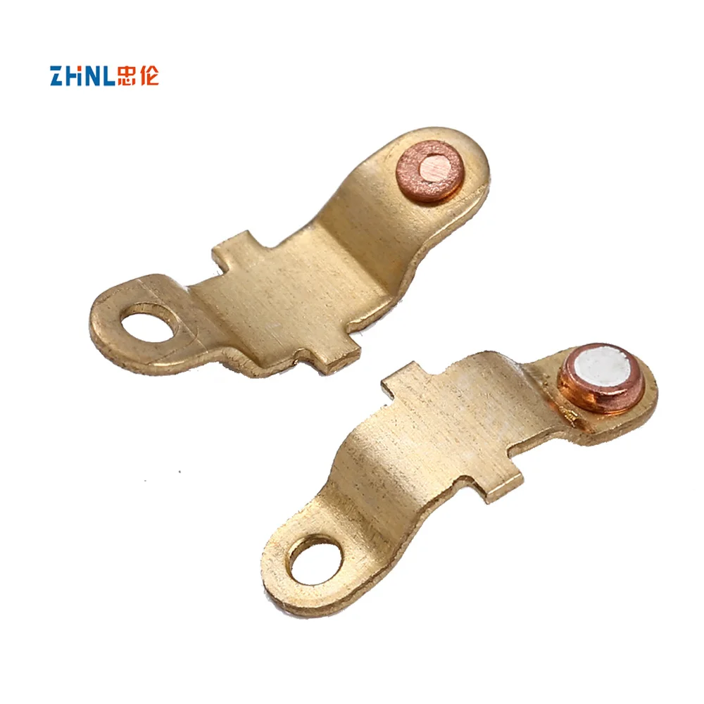 Strip-Stamping Component Socket Moving Small Brass Parts Electric Stamping Part Moving Contact