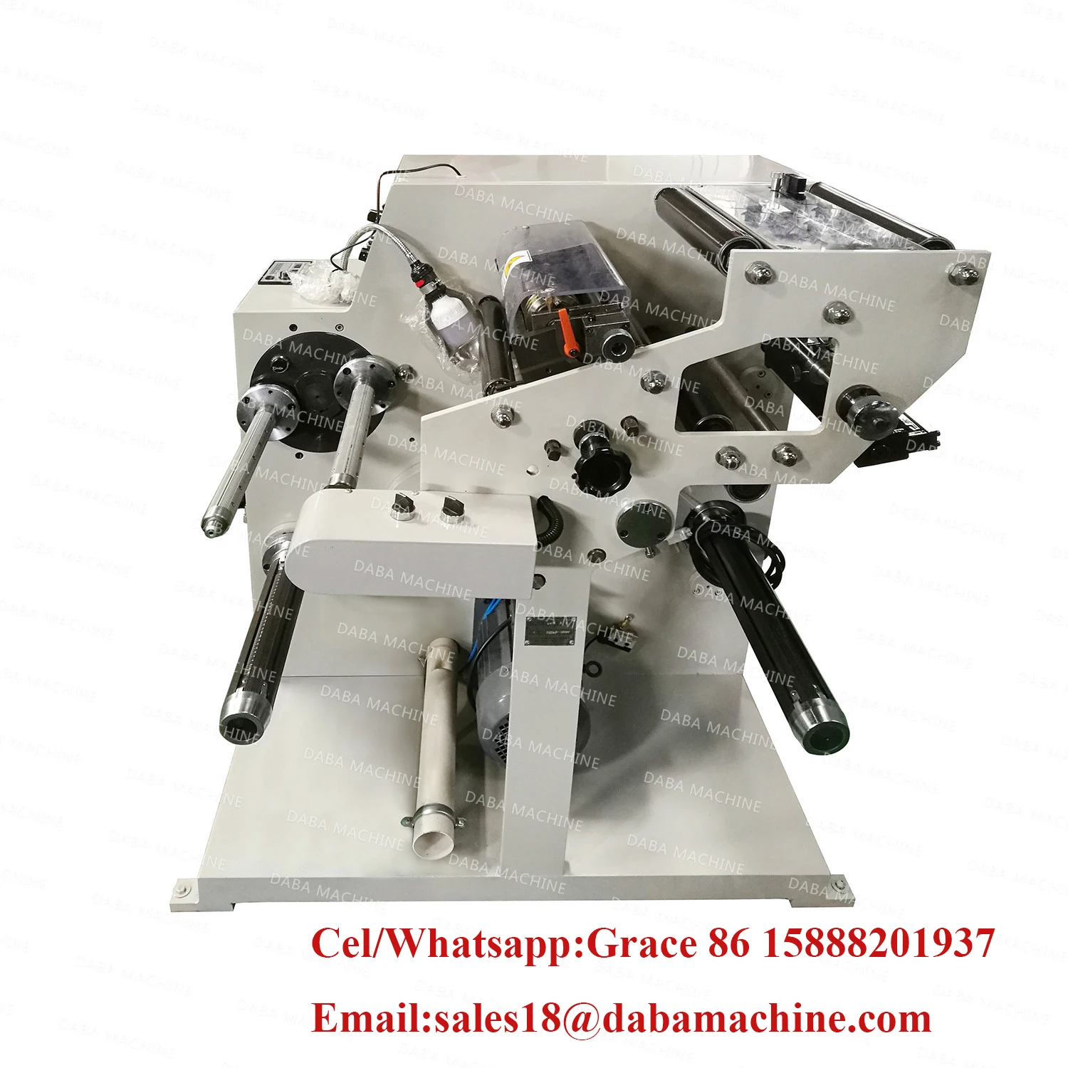 China supply  High quality adhesive label slitter rewinder machine