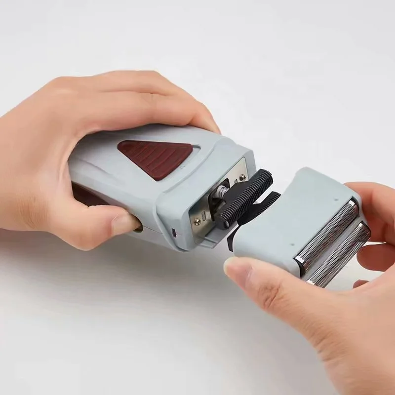 Double ring foil and blade rechargeable modern electric shaver for car mini men electric shaver