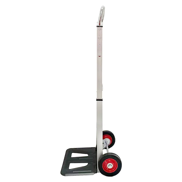Factory Customized Two Wheel Trolley Lightweight Class Folding Transport Platform Cart Suitable for Airport and Hotel Transport