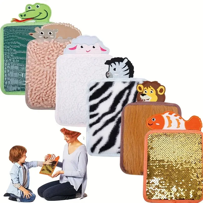 Animal-themed Sensory Pads Various Textured Sensory Wall Panels For Calming Activities In School Classrooms