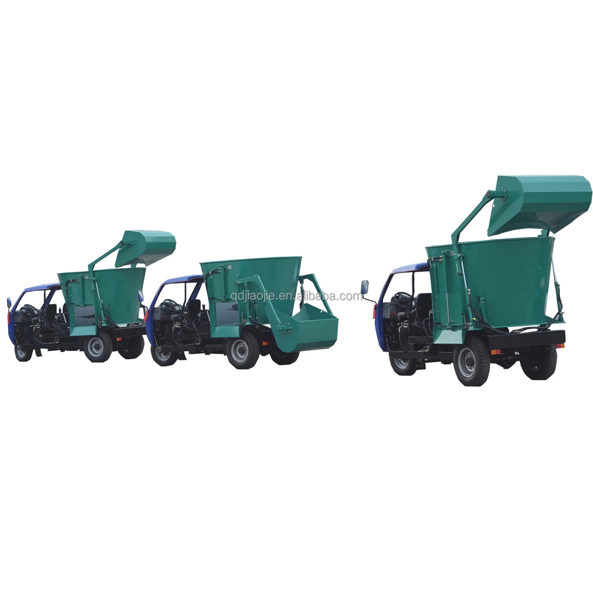 Vertical Livestock Feed Mixer TMR With Cutting Blade