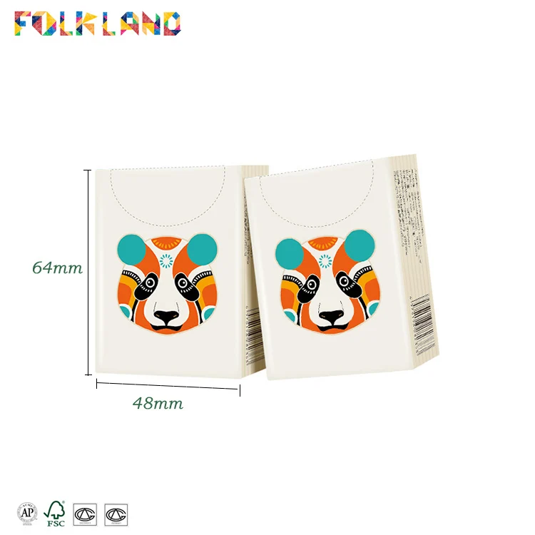 Customized Soft Pocket Facial Tissue Handkerchief Tissue