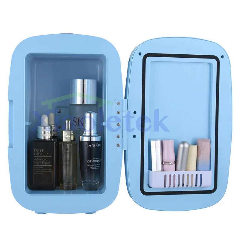 Custom Mini Fridge Portable Cosmetic Fridge Makeup Refrigerators Skincare Beauty Fridge For Bedroom