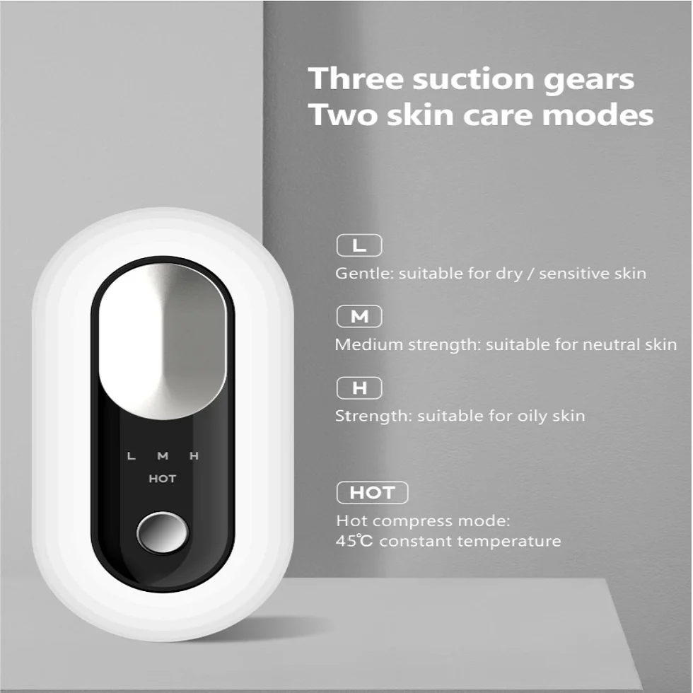 Body Skin Silicone Clean Pores Electric Blackhead Pore Vacumm Fish Peeler Scale Remover H100 Vacuum Vaccumpore Facing Cleaner