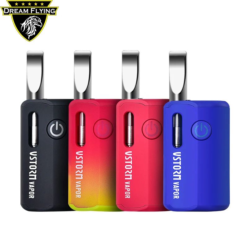 Original high quality cbd vaporizer box mod storm CBD m1 kit 800mAh voltage adjustable 510 thread tank cbd preheat battery
