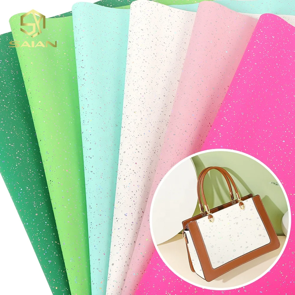 12x53Inch Metallic Gold Foil Splash Texture Splatter PU Synthetic Faux Leather Fabric For Shoes Handbags Wallet