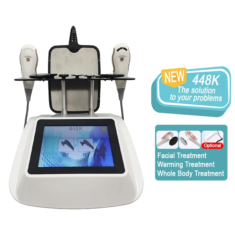 Portable Physical Therapy 448k Machine  Diathermie Indiba Tecar 448k Radio Frequency 448k Machine