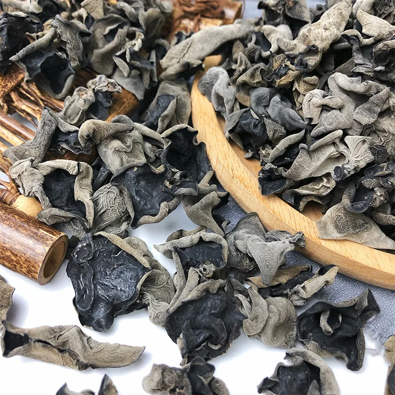 High Quality Dried White Fungus Mushroom Dried Black Fungus Small Black Wood Ear Agaric Fungus