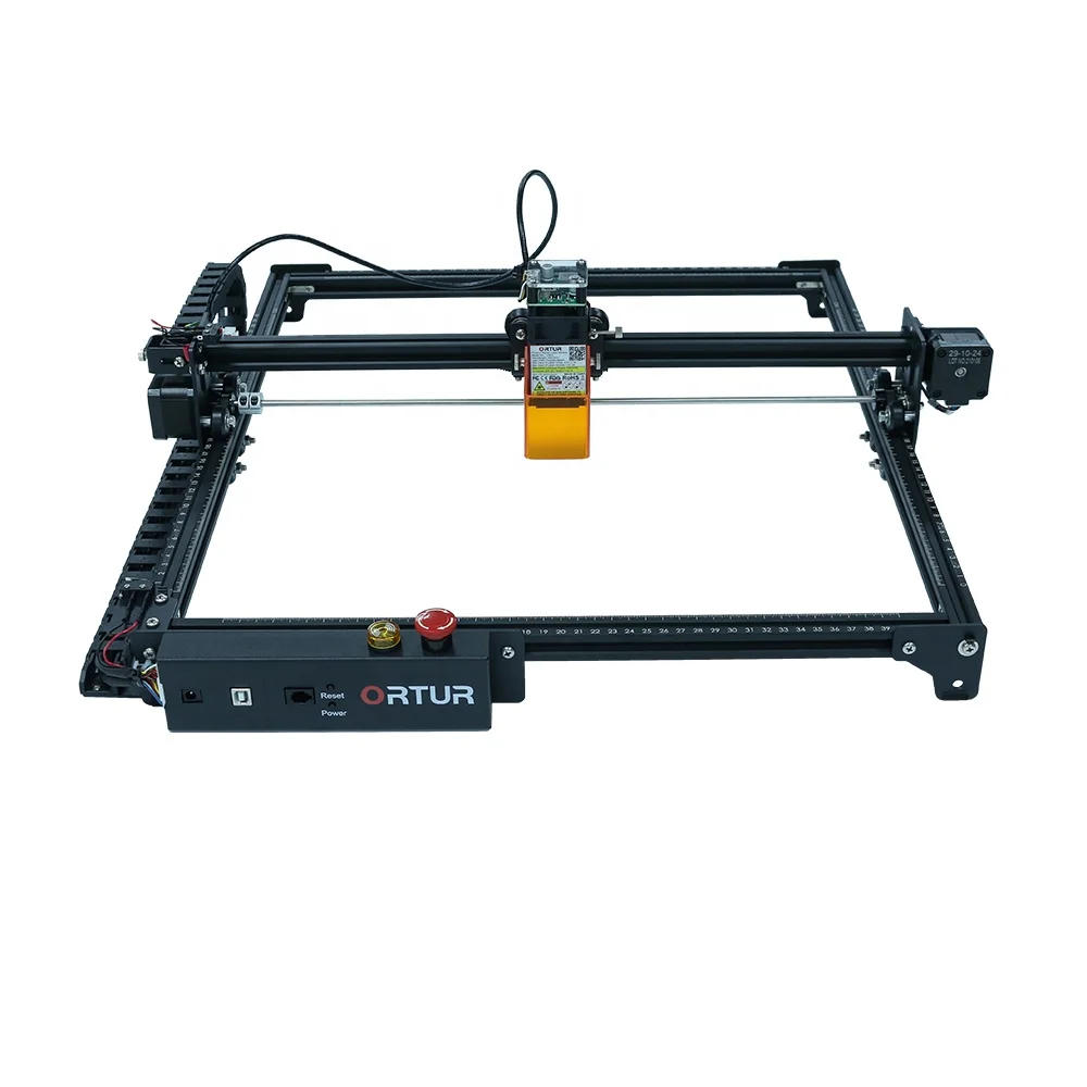 Cnc Laser Engraver Diy Logo Mark Printer Cutter Laser Engraving Machine Woodworking 41*40mm Carving 40w Mini Laser