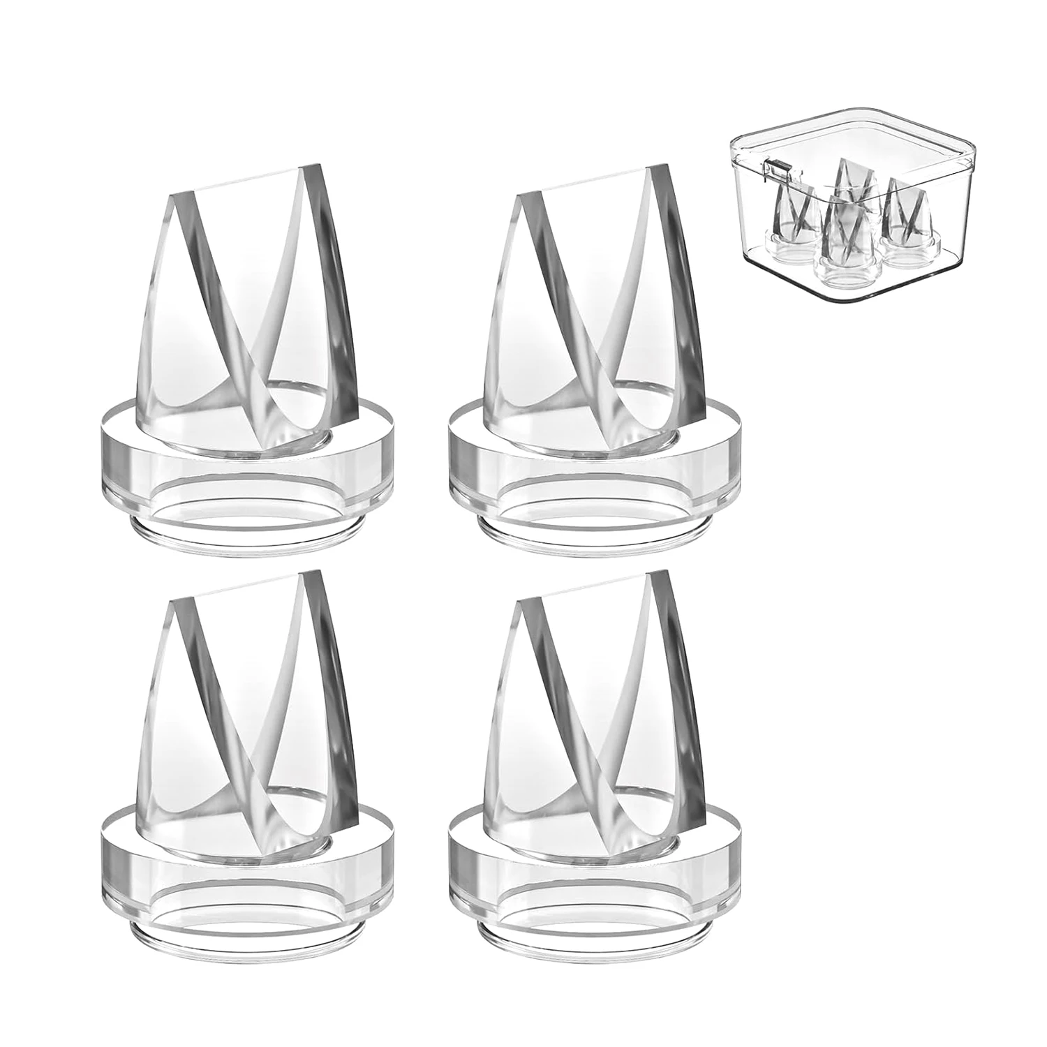 Silicon Duckbill Valve Accessories for Wearable Breast Pump Compatible with S18/S21/S23/S28/S32/S39 Models