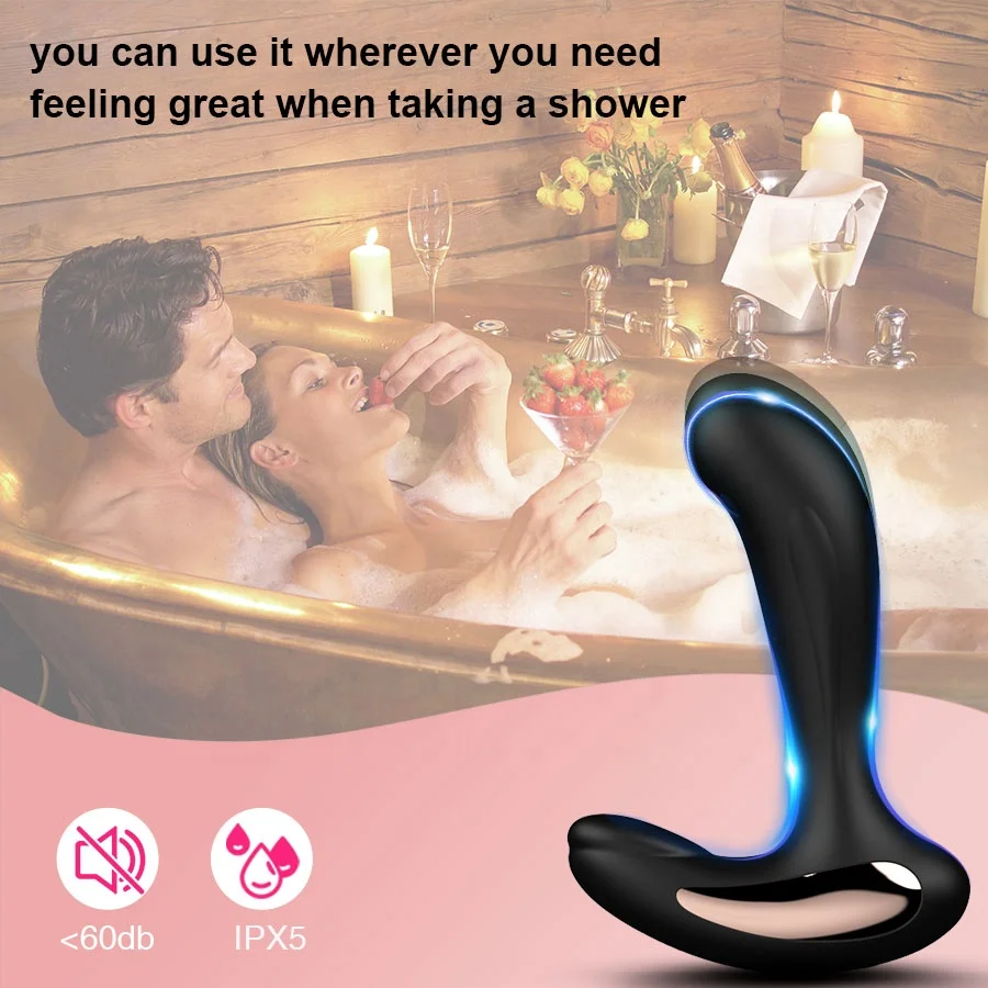 Amazon Trending Body Safe Silicone anal vibrator with remote control prostate massager sex toy for male men women
