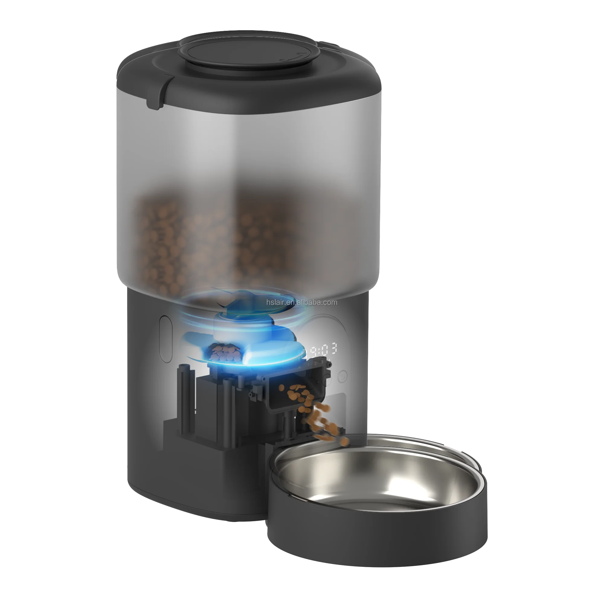 2 in 1 Smart Food and Water Feeder Camera Intelligent Electric Dog Cat Fountain Dispenser Wifi Automatic Pet