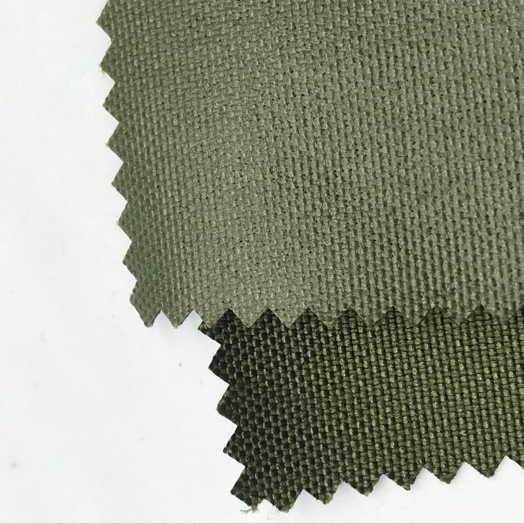 hot sale high quality waterproof 100% polyester green oxford fabric PU coated for bags suitcases