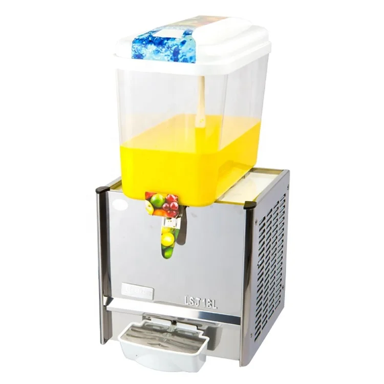 Commercial 18L Cold and Hot Juice Dispenser 3 Tank Juice Dispenser
