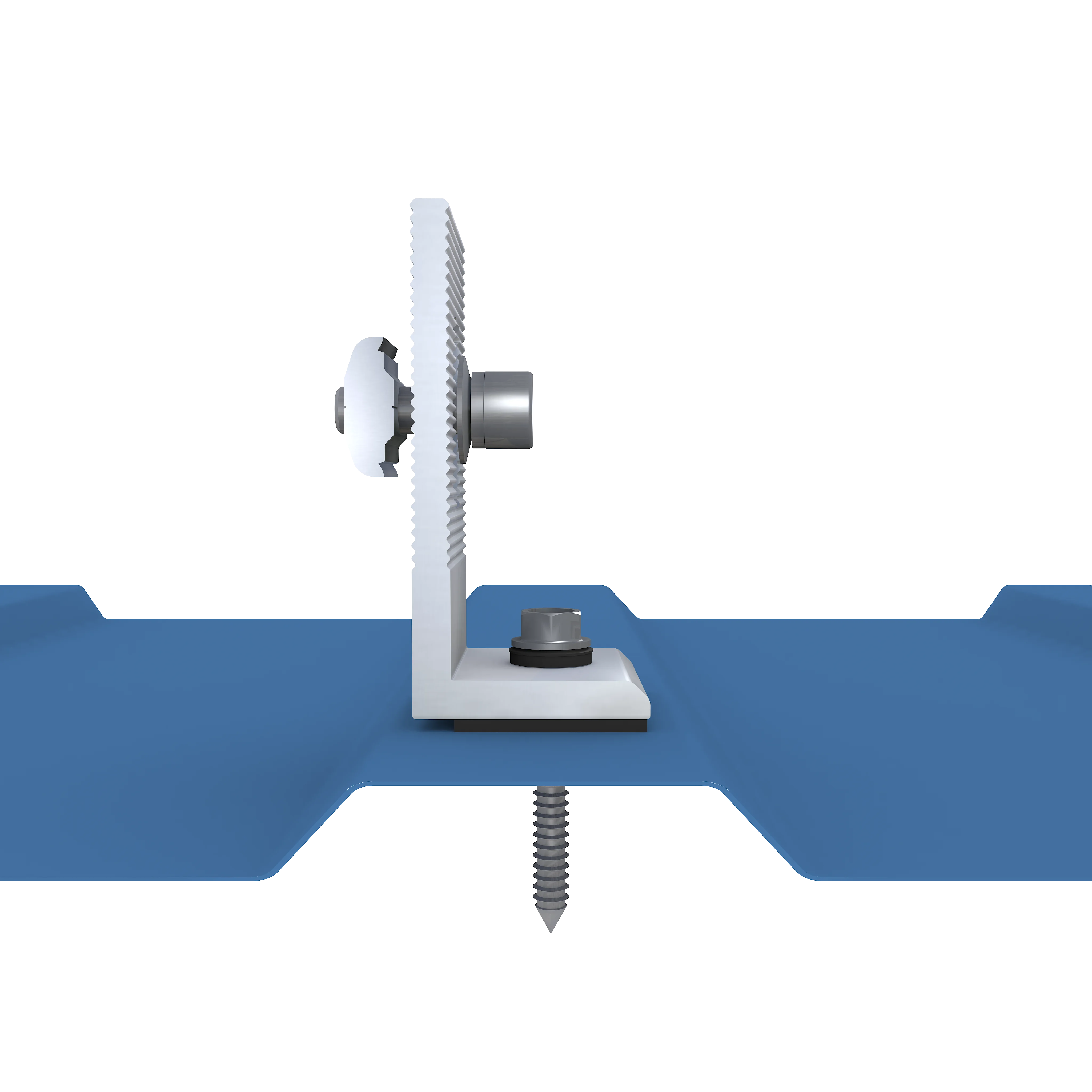 Metal Roof Mounting Accessories Hanger Bolt Solar PV L Foot For Solar Tin Roof Panel Mounting