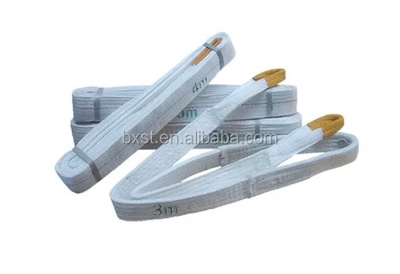 Durable flat stone slab lifting sling 6m+8ton belt