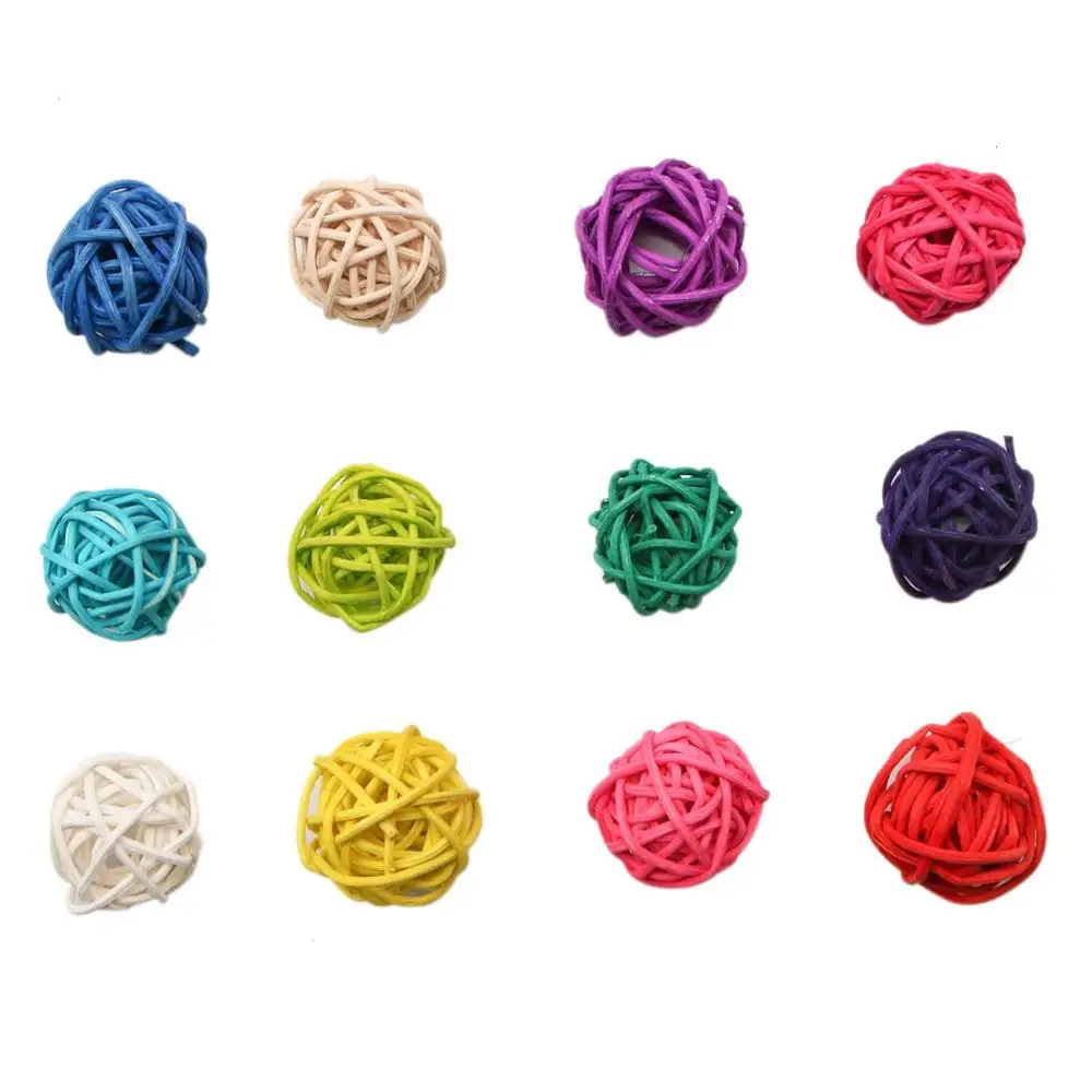 30 штук птиц игрушечные мячики birdsor попугай волнистый Попугайчик жевательные игрушки для домашних животных Птица жевать игрушка стол для свадебной вечеринки 1152