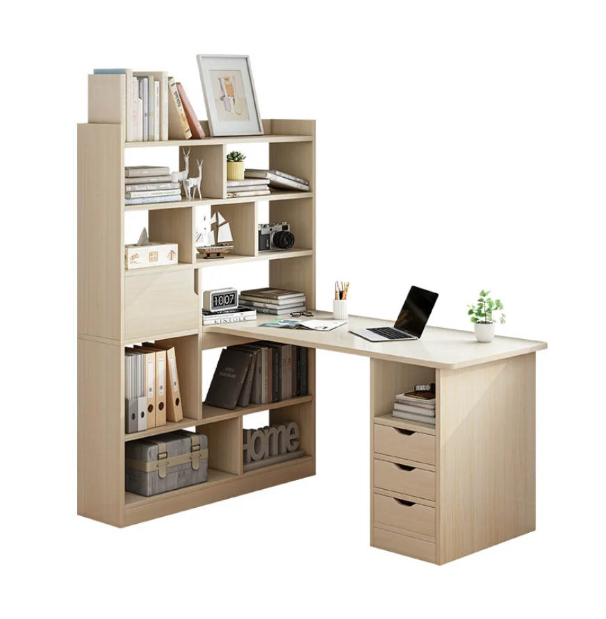 Private Label Pragmatic Computer Desk With Storage Shelves Study Table