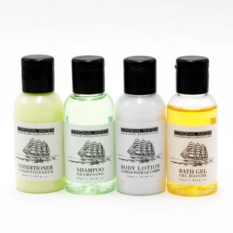 Eco friendly shampoo bottle 30ml small plastic shampoo bottle packaging