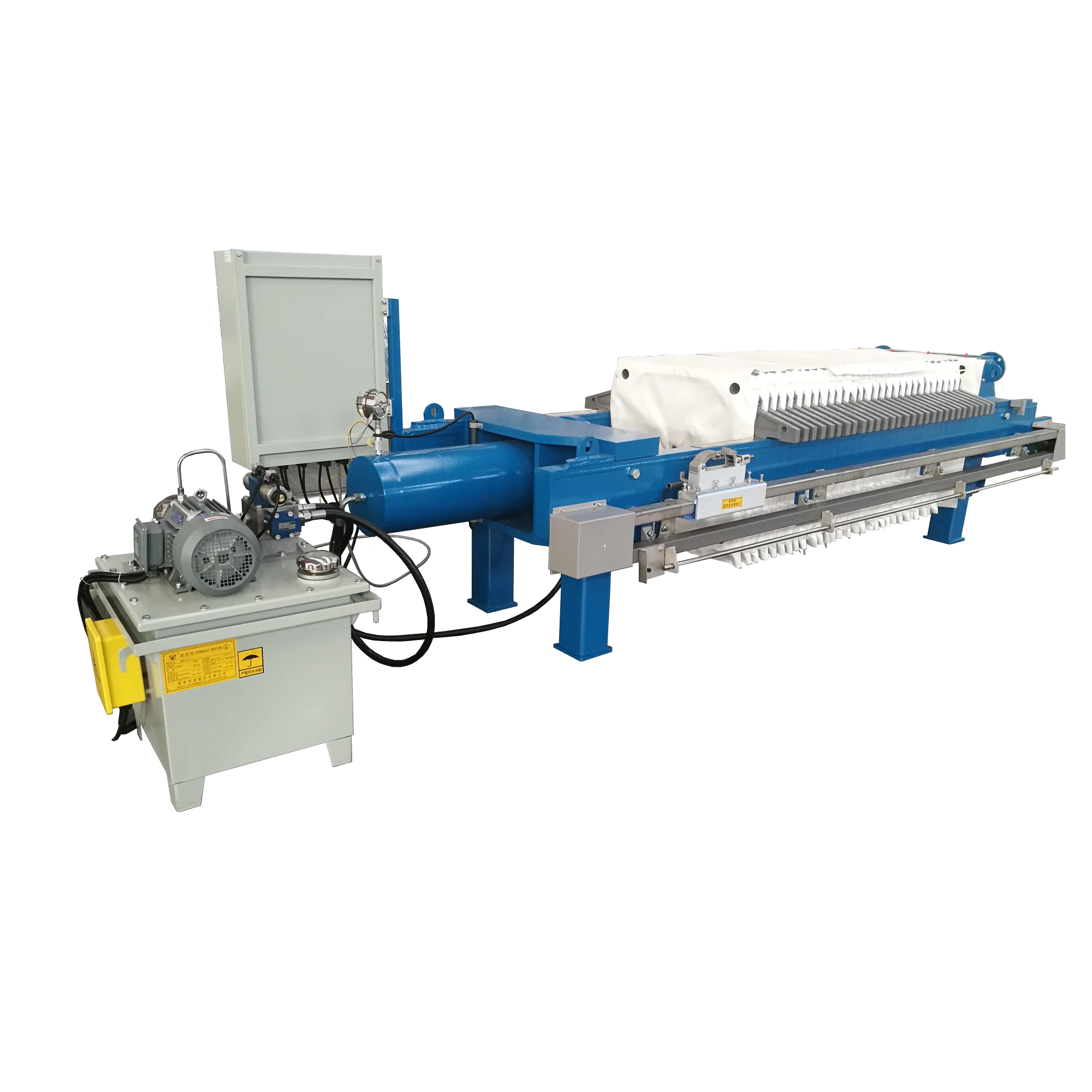 Automatic hydraulic sludge plate and frame chamber filter press equipment clay industrial filtration membrane filter press price