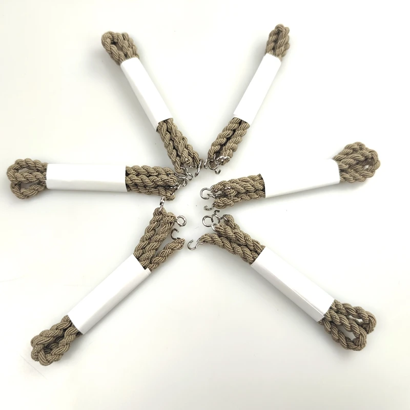 Hand-Made Black/Green Trouser Twisted Rope,  Boot Bands in Stock