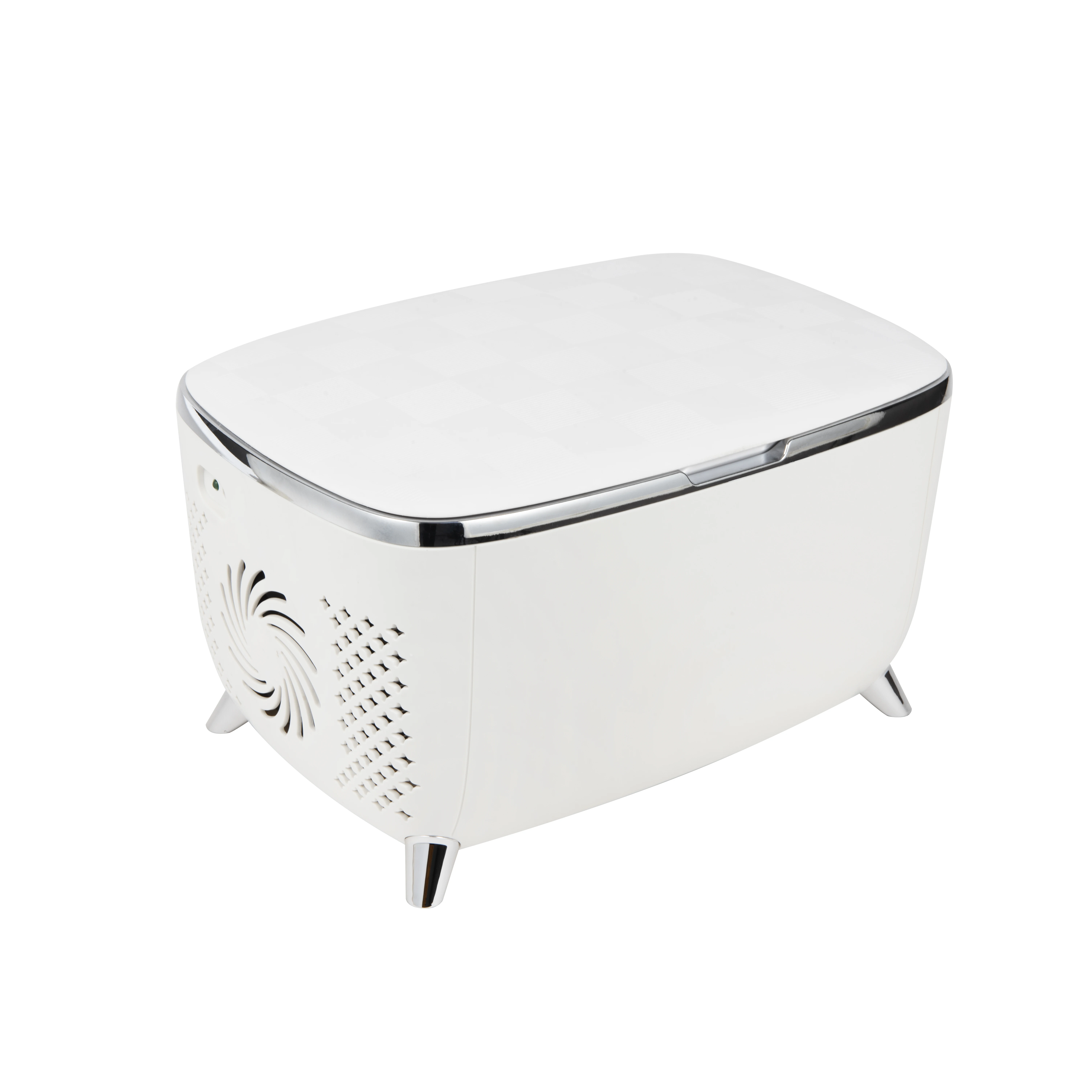 6L Horizontal with footrest portable car refrigerator car mini freezer price car fridge DC 12V 24V