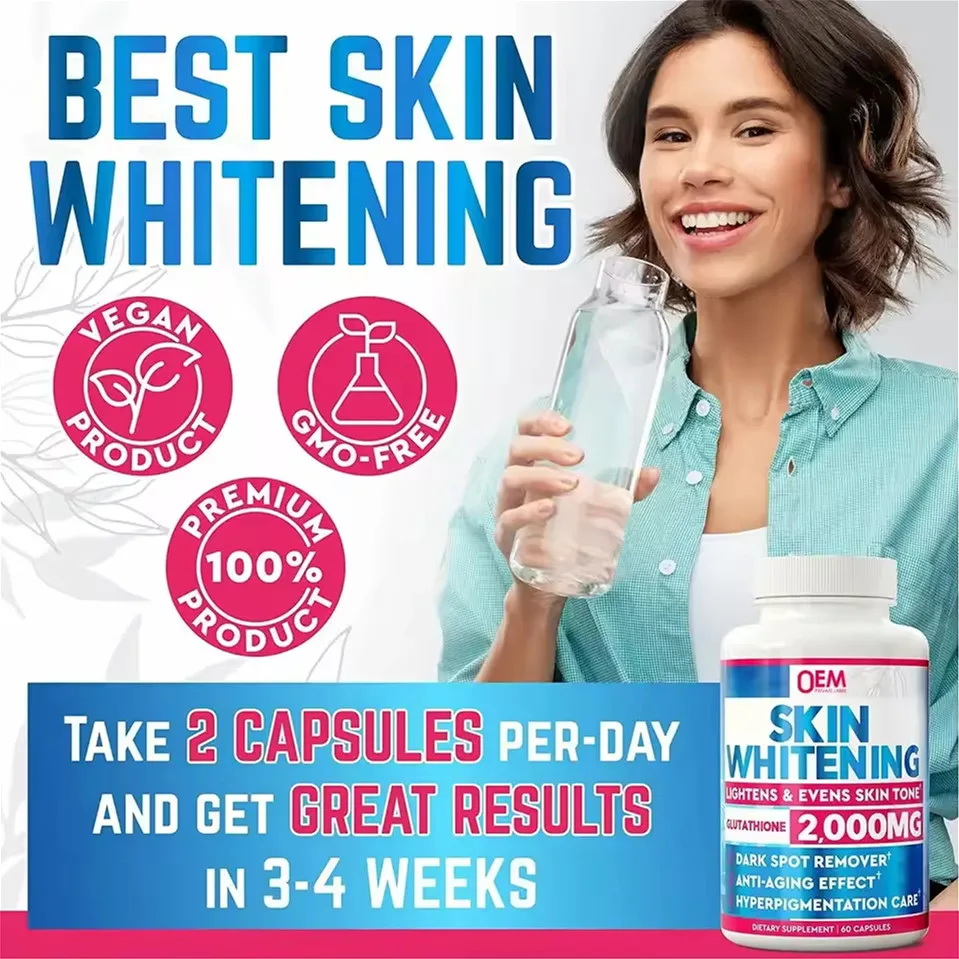 Private Label Oem Whitening Supplement Skin Whitening Pills Best Skin Whitening Pills Softgels Capsules