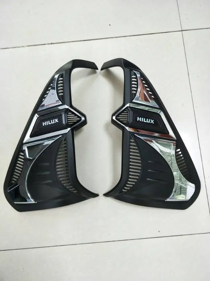 Hot Sale Black Tail Light Cover half Used For 2023 Toyota HIlux Revo