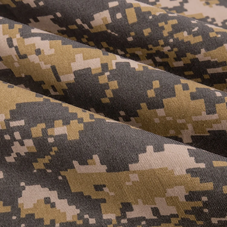 200gsm 58/59 поли смесовой хлопковой ткани с камуфляжным принтом камуфлированная ткань для