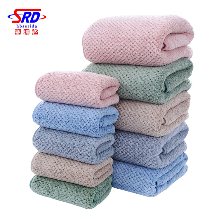 Оптовая продажа, 100% микрофибра, вафельная ткань, в ассортименте, персидский стиль, Джерси 70x140 см, для отелей, бассейнов, банных полотенец