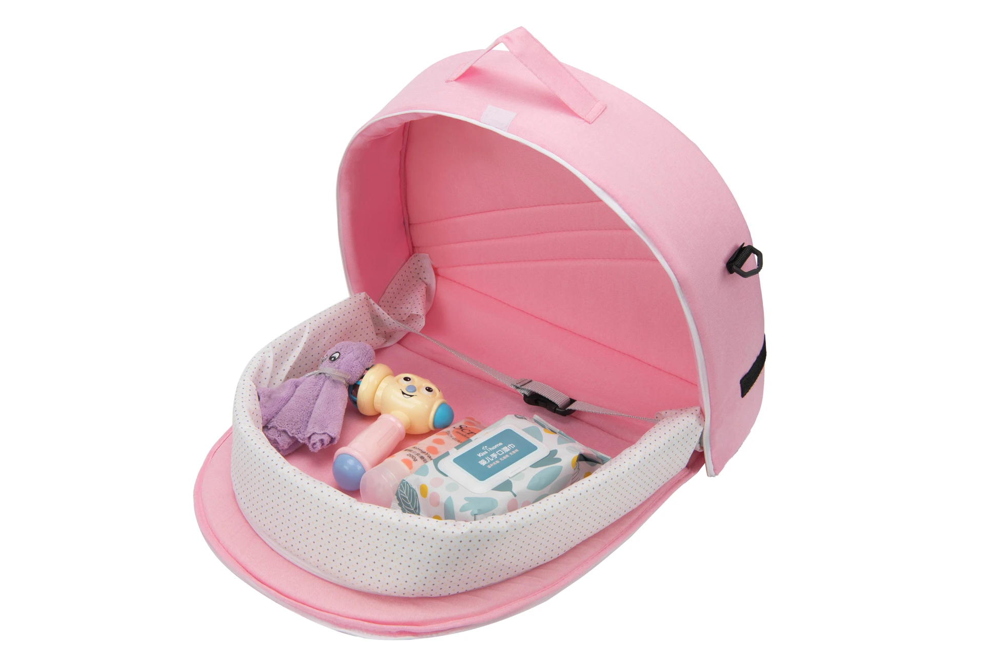 Factory wholesale folding with mosquito net multi-functional portable oblique span portable maternal and child bags