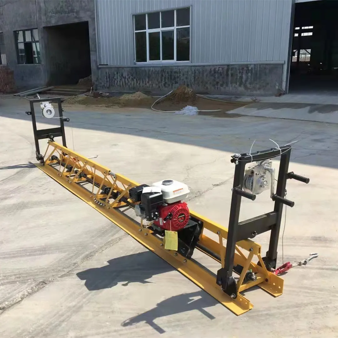 Road Concreting Plate Field Leveling Machine Screed Plaster Soil Leveler Machine for Tractor