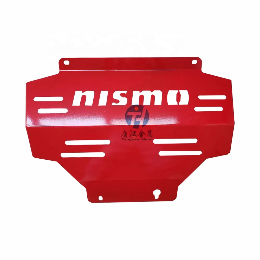 4x4 детали для пикапа стальная защитная противоскользящая пластина nissanavara красная Защитная крышка двигателя