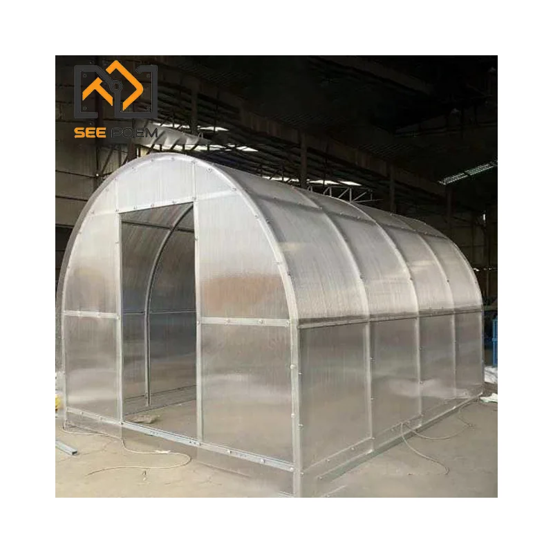 See Poem 6mm Polycarbonate Sheet Grden Greenhouse Aluminum Frame