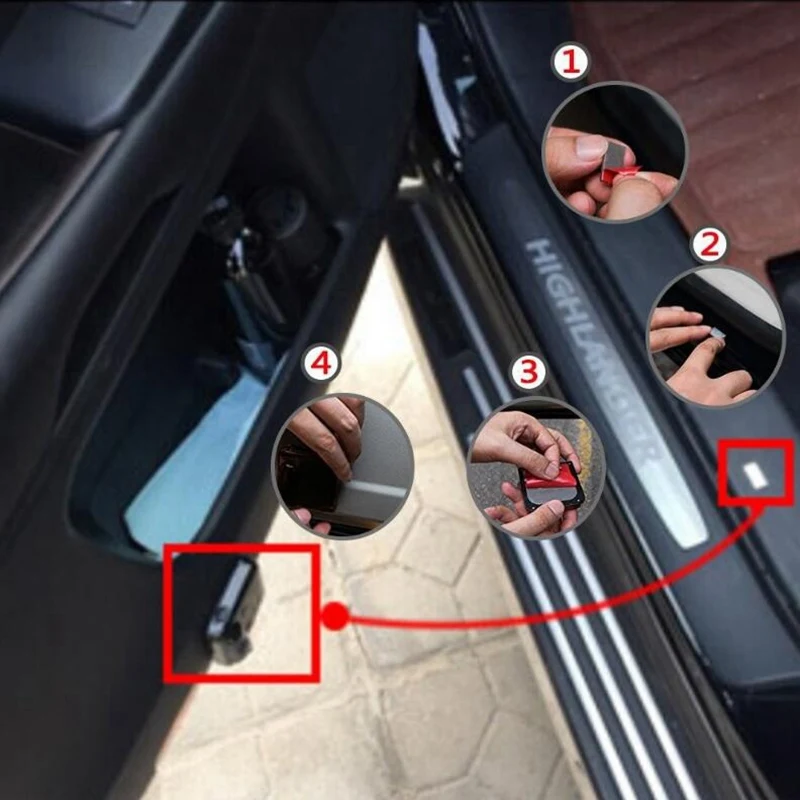 
LED car door projector welcome auto and car door logo light 