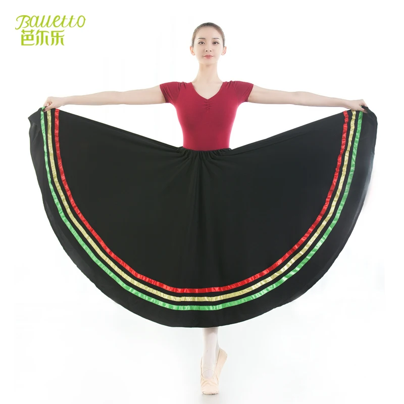 
Factory Direct Selling Classical Stain Polyester Characteristic Dress Dance Dress For Women 