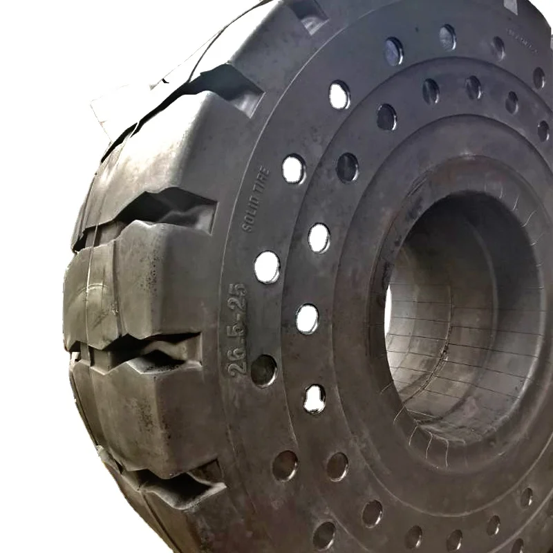LANGQIN brand 26.5R25 brand new solid tires for sale 26.5-25 OTR offset loader bulldozer tires
