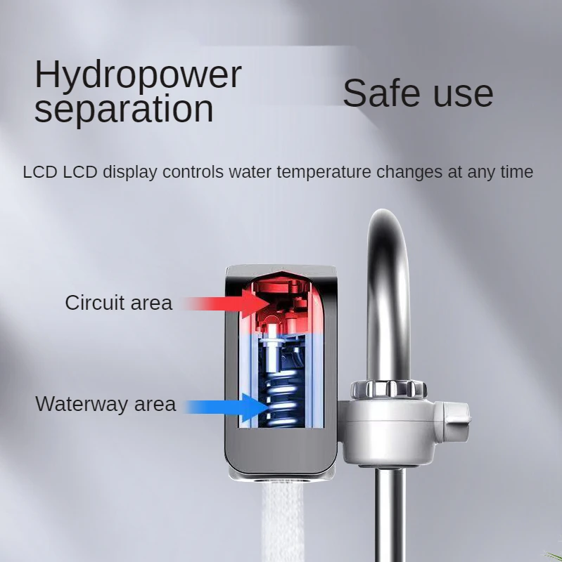 Nanjing factory wholesale electric faucet water heater Kitchen hot water tap electric faucet instant electric Connecting faucet