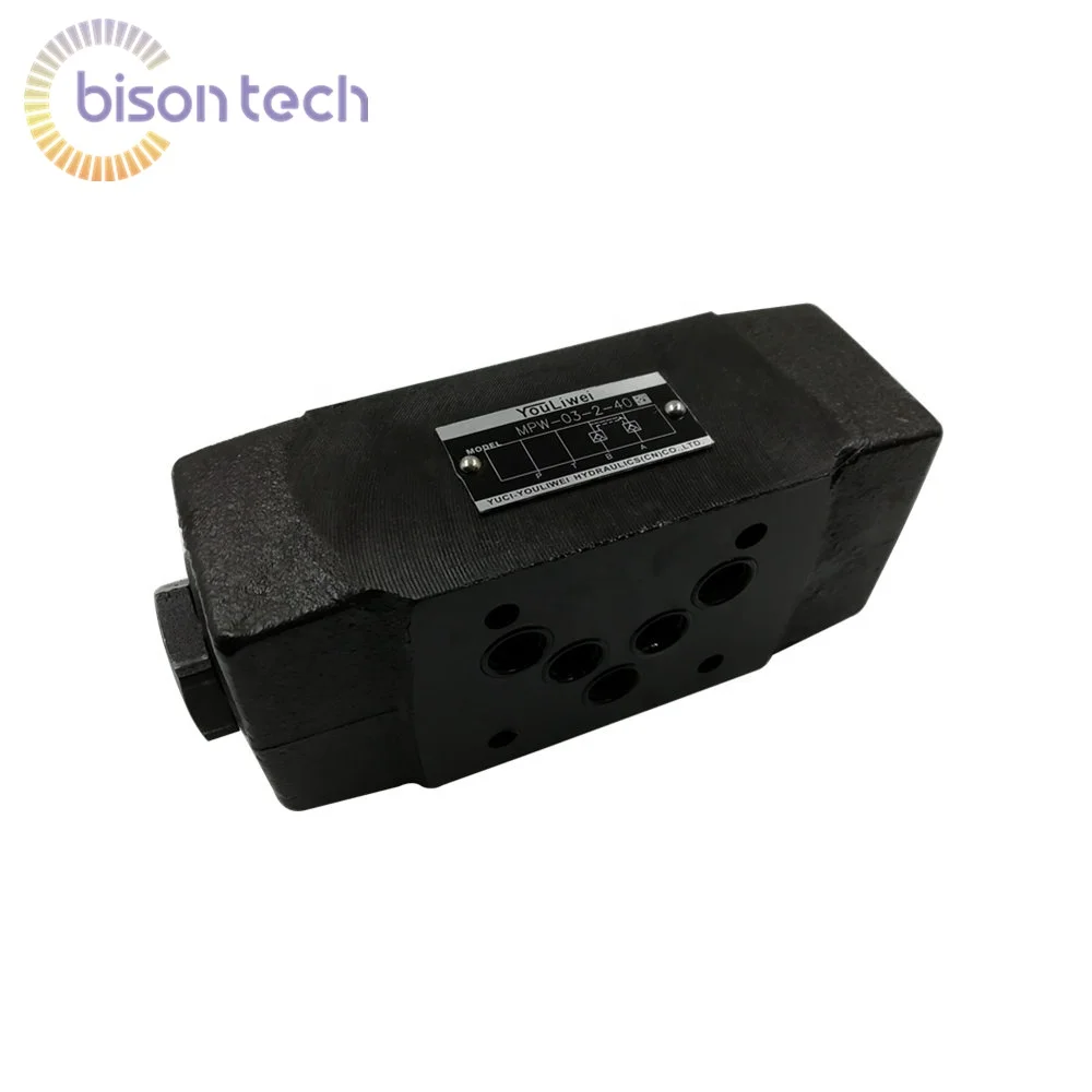 YUKEN series MPW-03 Pilot operated check modular valves  hydraulic modular valve MPA-03 MPB-03