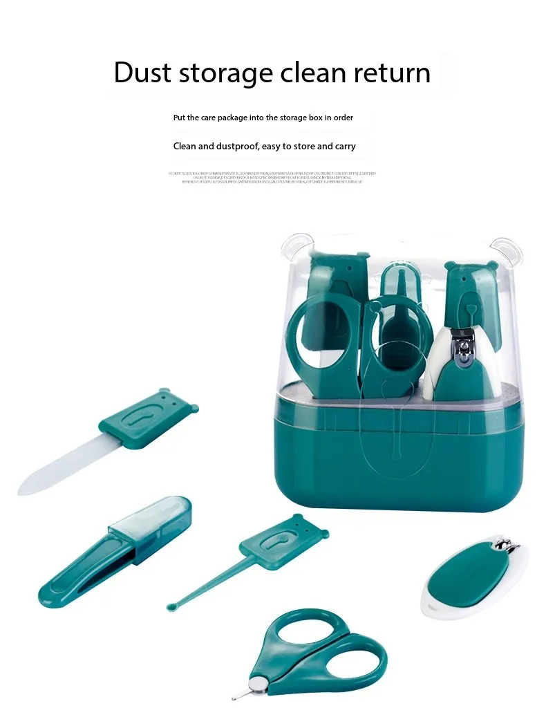 New Hot Sale Baby Nail Clips Set Anti pinch Nail Scissors Nail Repairing Special for Children