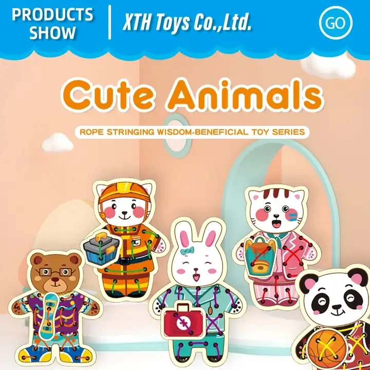 2024 Rope Toys Develops finger dexterity and manual dexterity and is a great buckle toy for children ages 3 and up!